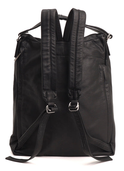 GARMENT LEATHER SQUARE BACKPACK