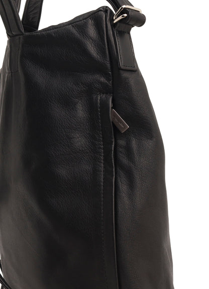 GARMENT LEATHER SQUARE BACKPACK