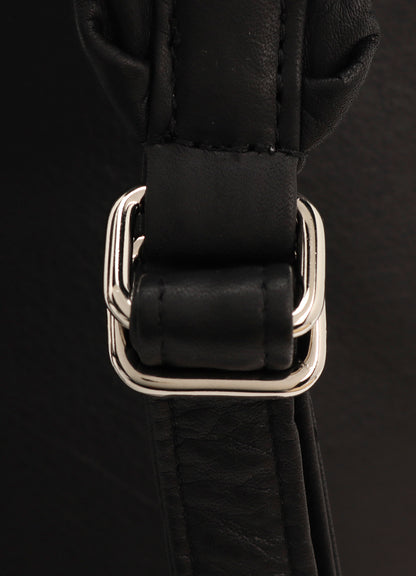 GARMENT LEATHER SQUARE BACKPACK