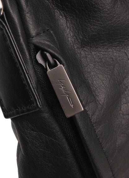 GARMENT LEATHER SQUARE BACKPACK