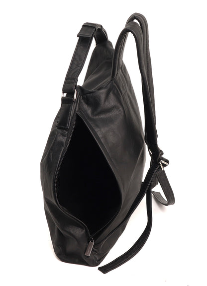 GARMENT LEATHER SQUARE BACKPACK