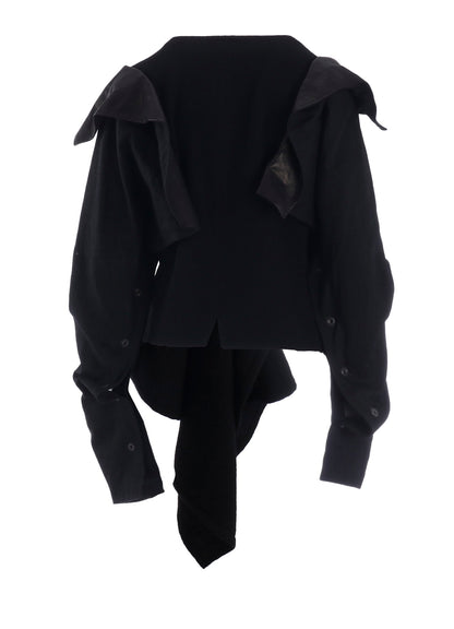 VINTAGE FLANNEL GILET JACKET