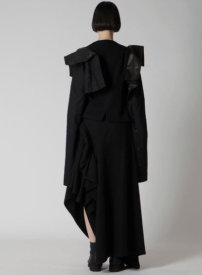 VINTAGE FLANNEL GILET JACKET