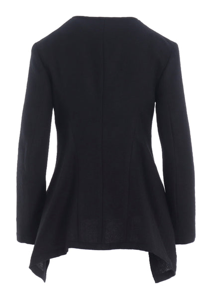 WOOL VIYELLA F ZIP SLIM JACKET