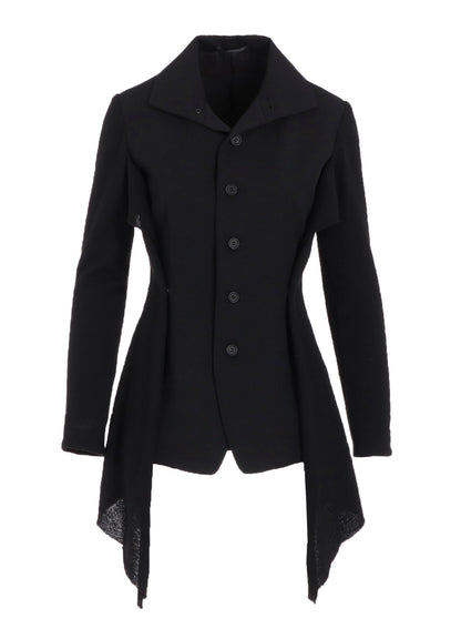 WOOL GABARDINE  COMBINATION JACKET