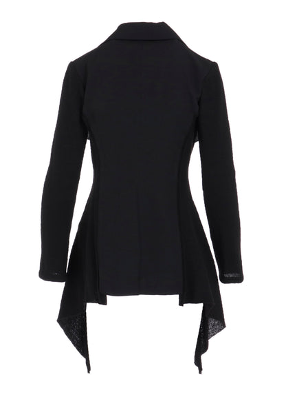 WOOL GABARDINE  COMBINATION JACKET