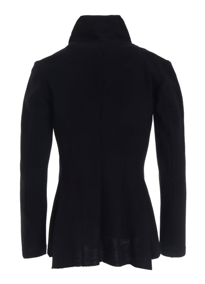 SOFT WOLLEN 1/14 STOLE DETAIL JACKET