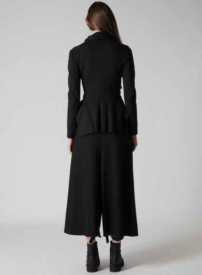 SOFT WOLLEN 1/14 STOLE DETAIL JACKET
