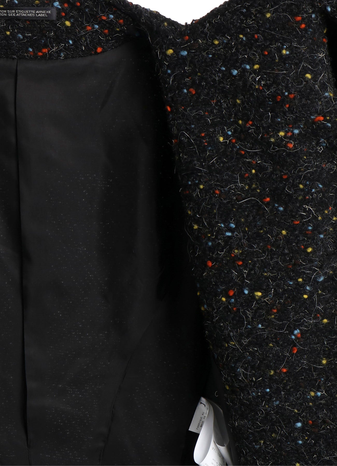 TWEED STOLE DETAIL JACKET