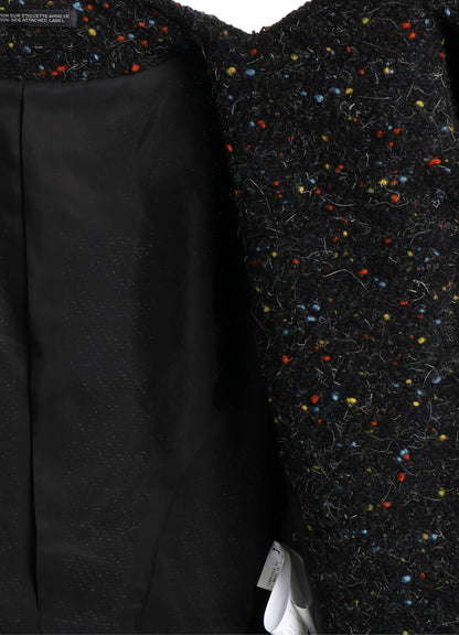 TWEED STOLE DETAIL JACKET