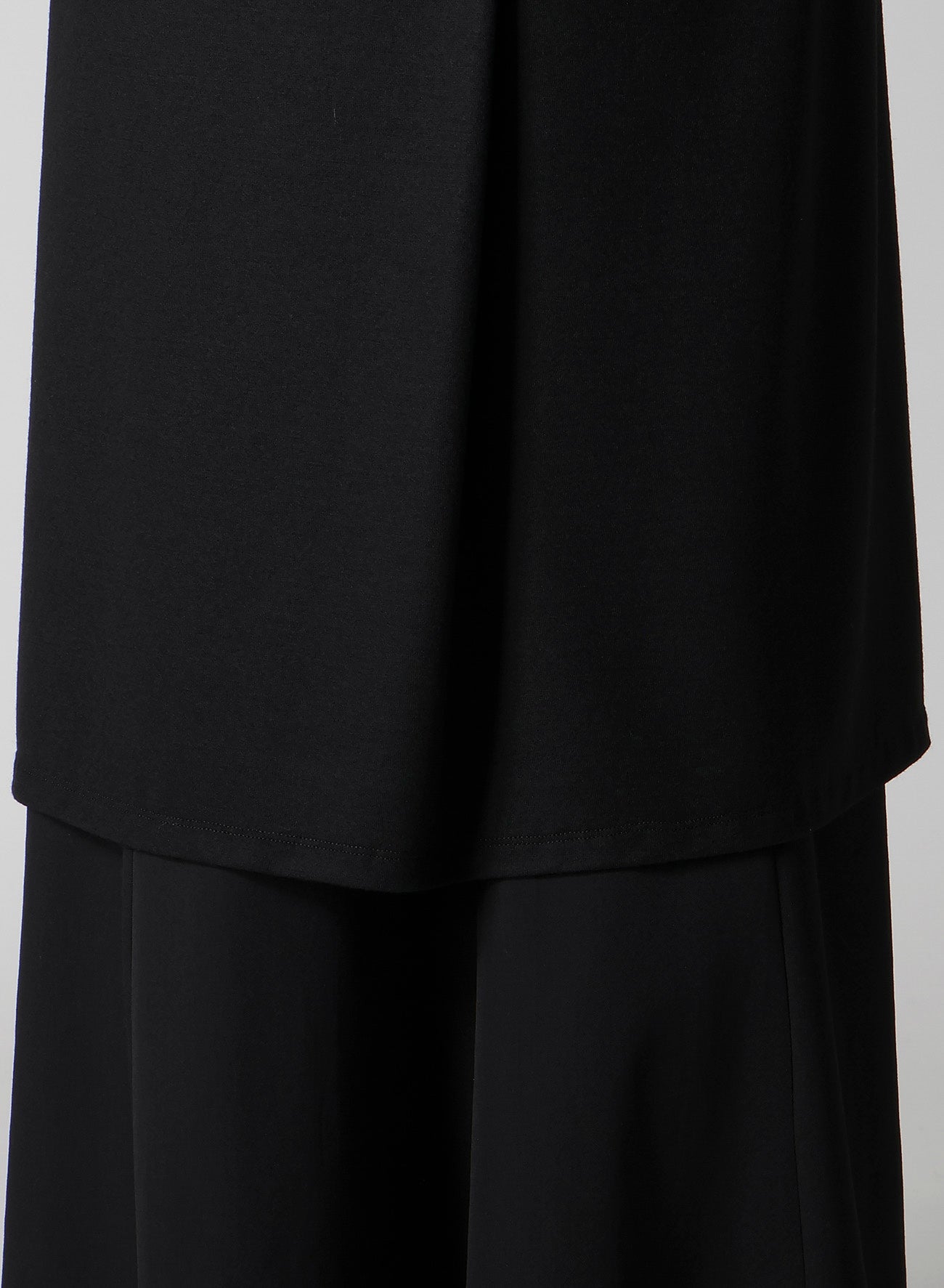 WASHABLE WOOL FABRIC COMBI LONG JACKET