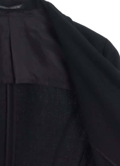 W/SAXONY  ASM ROUNDED HEM JACKET