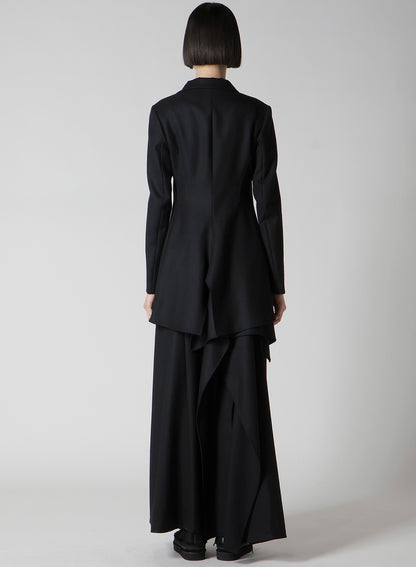 W/SAXONY  ASM ROUNDED HEM JACKET