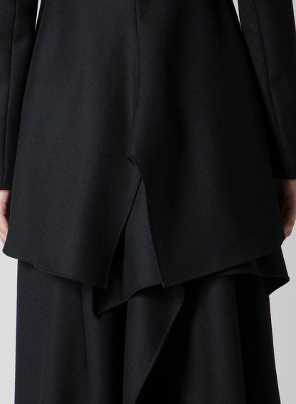 W/SAXONY  ASM ROUNDED HEM JACKET