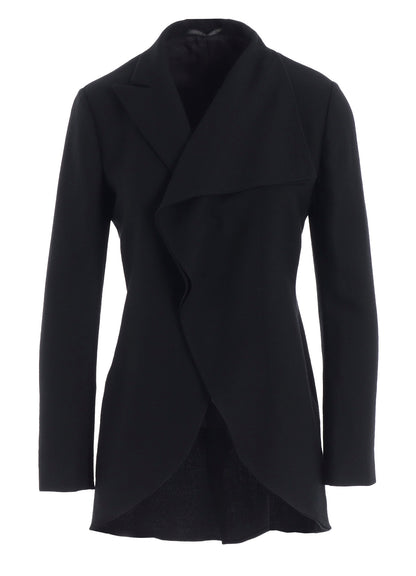 W/SAXONY  ASM ROUNDED HEM JACKET