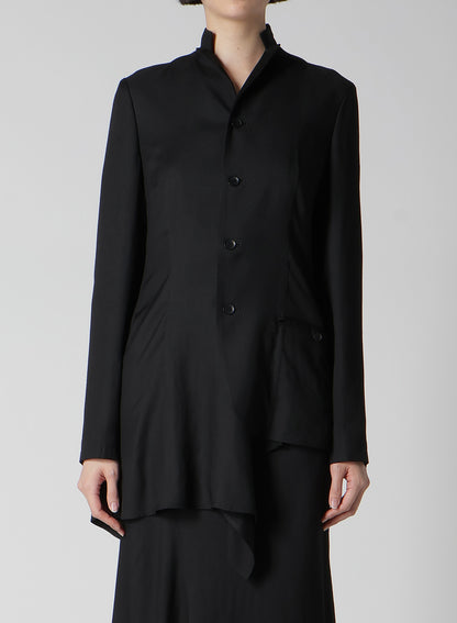 VISCOSE TWILL R LONG STAND C JACKET