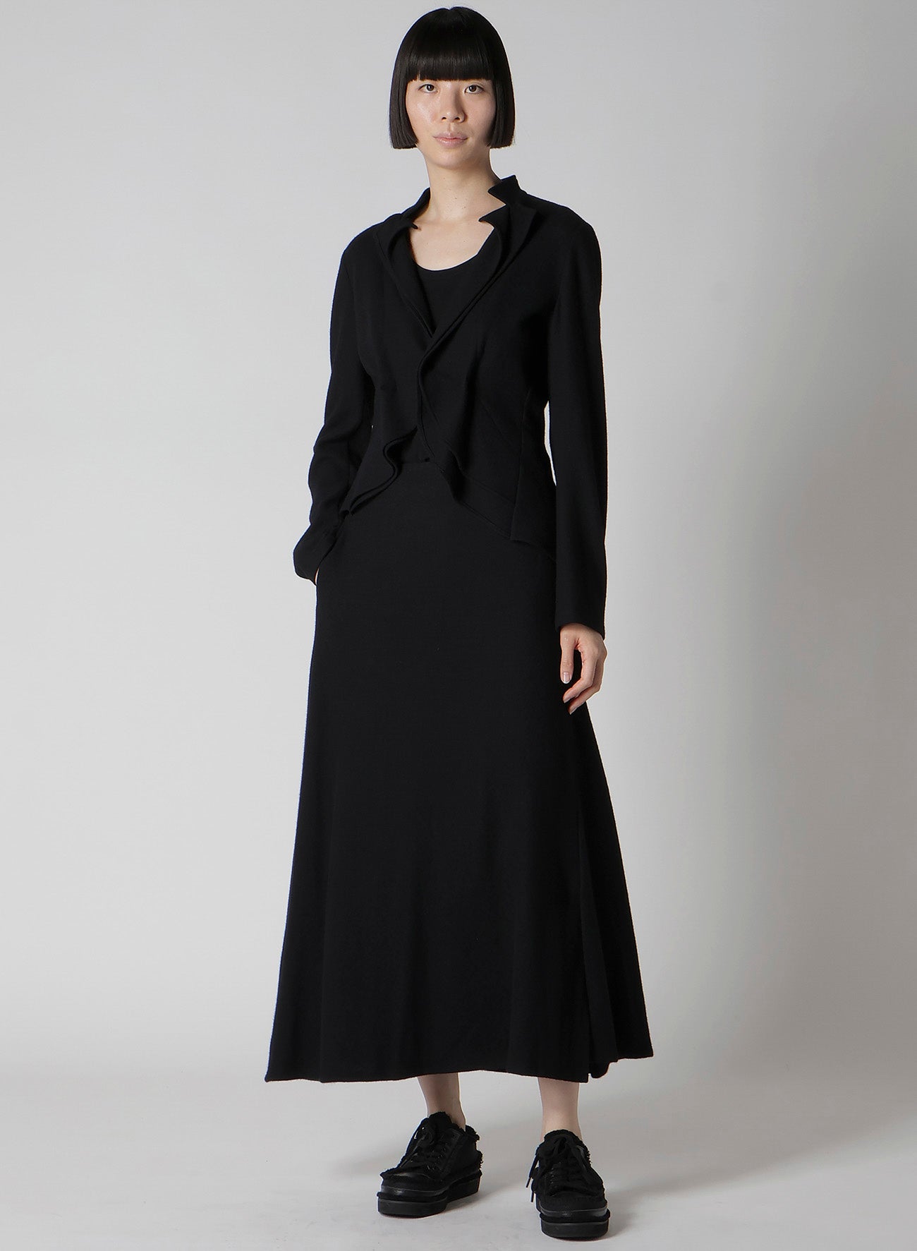 ジャケット・アウター Yohji Yamamoto Wool Short Jacket Y'S Yohji Yamamoto - 'Chanel'-Like Short Jacket In Carded