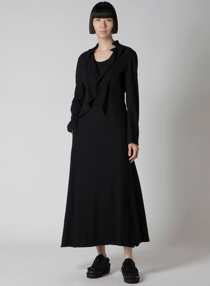 SOFT WOLLEN 1/14 TUCK D SHORT JACKET