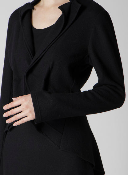 SOFT WOLLEN 1/14 TUCK D SHORT JACKET