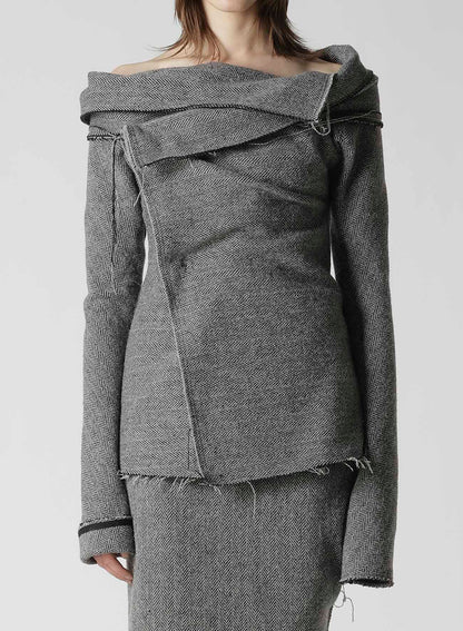 HERRINGBONE TULIP JACKET