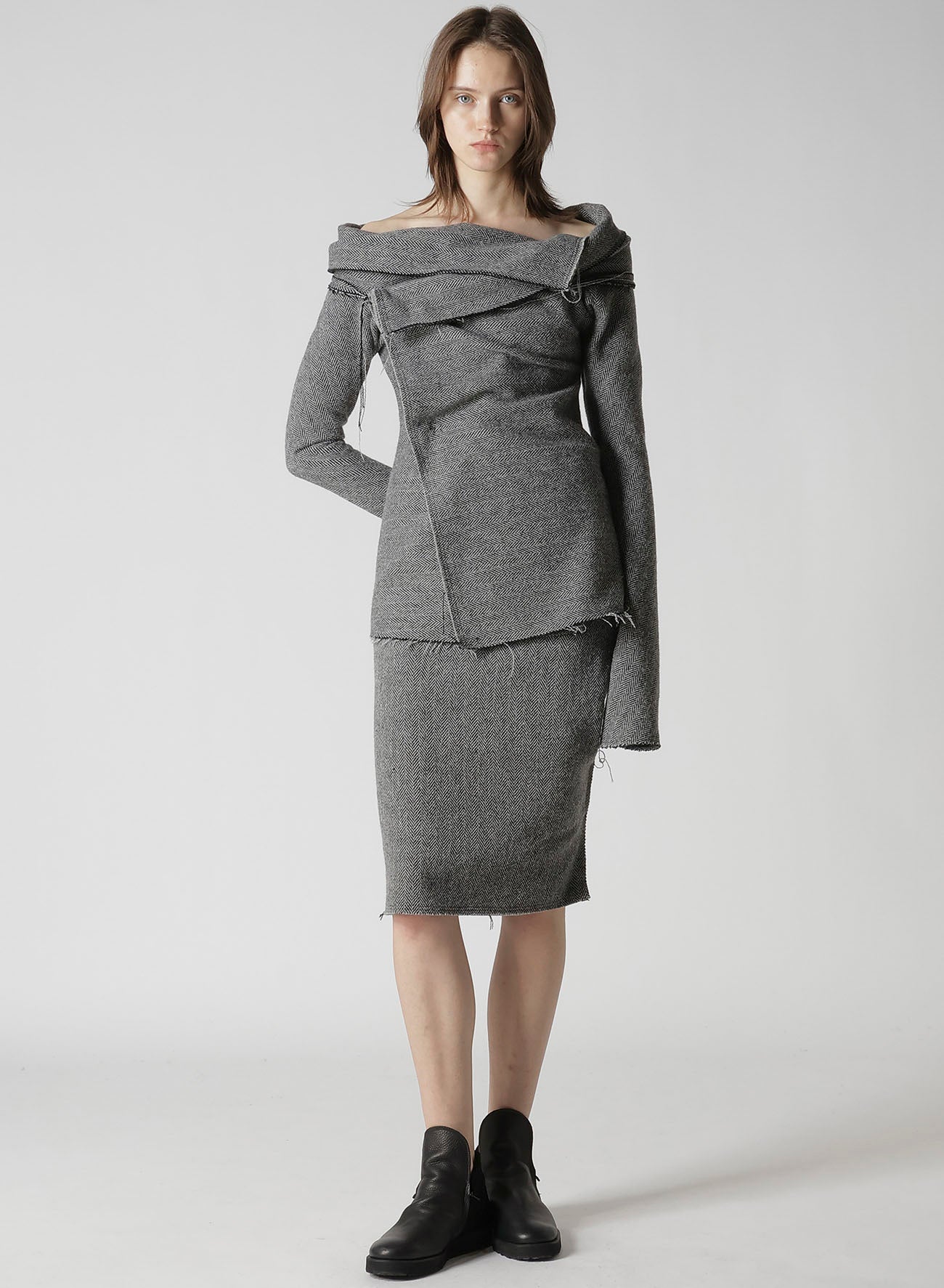 HERRINGBONE TULIP JACKET