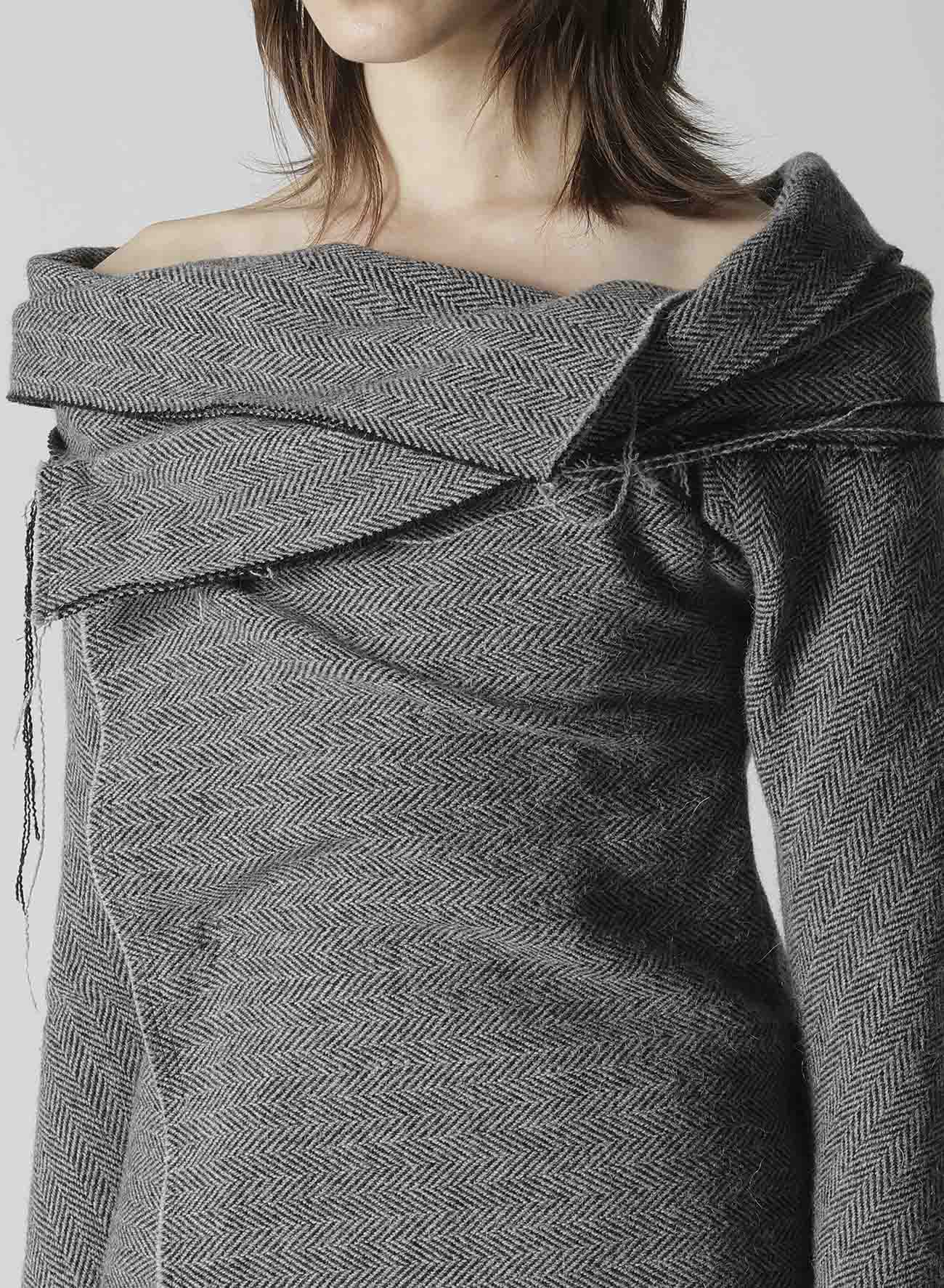 HERRINGBONE TULIP JACKET