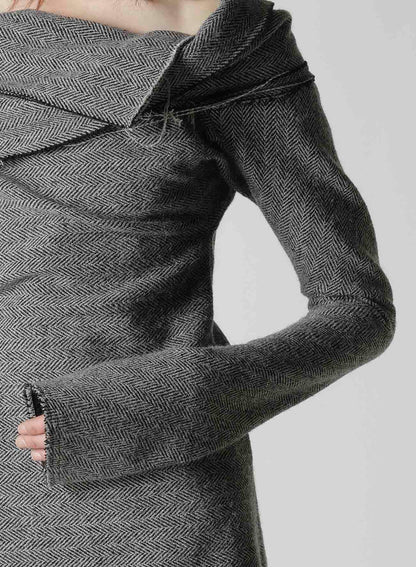 HERRINGBONE TULIP JACKET