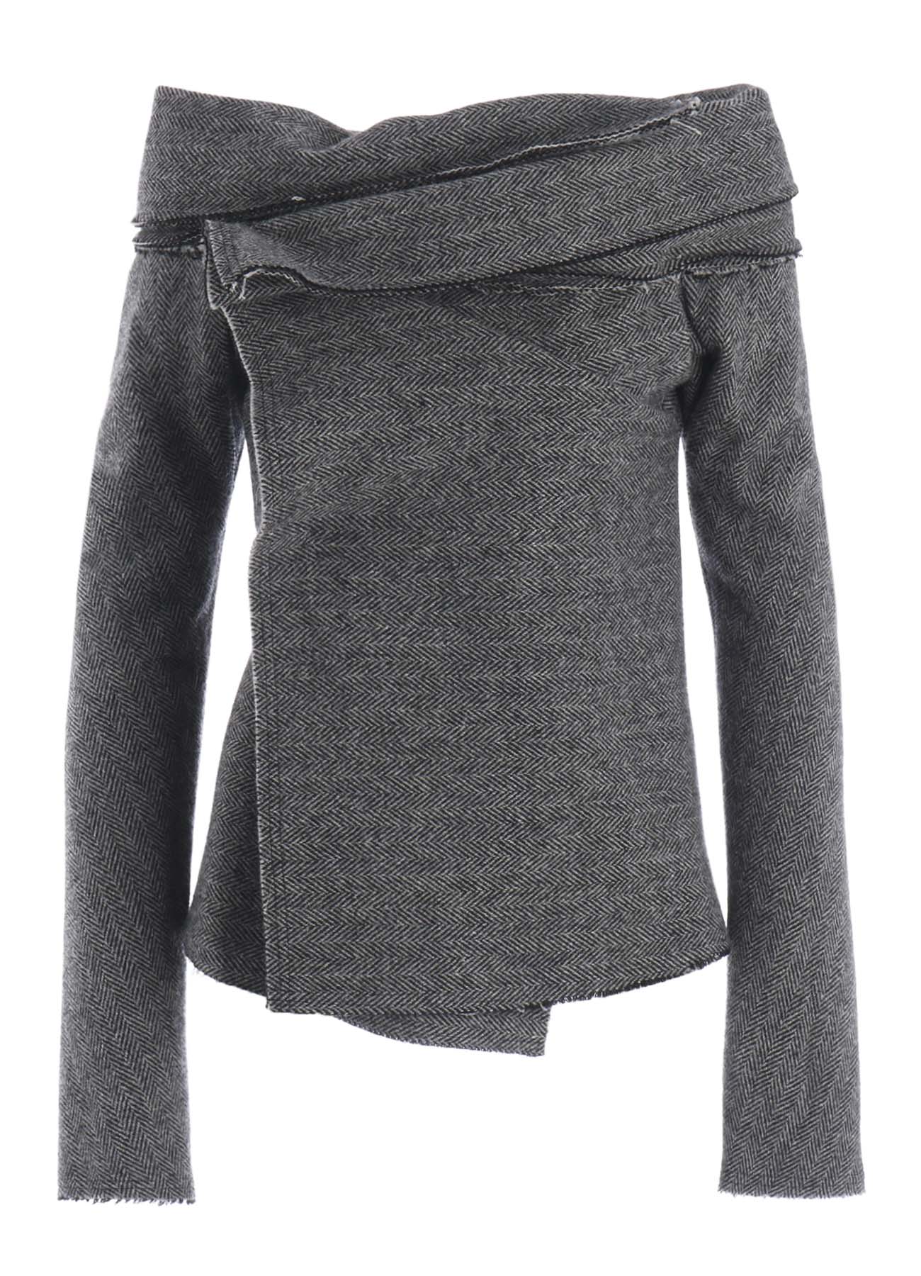 HERRINGBONE TULIP JACKET