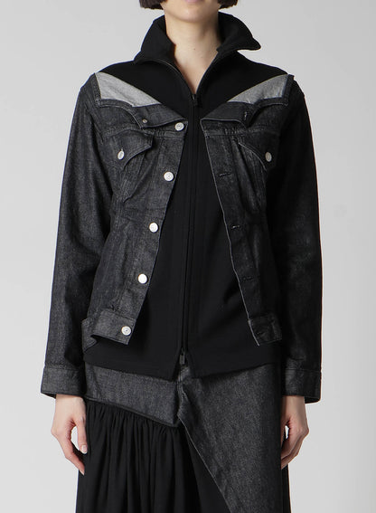 11.5OZ DENIM SHOULDER CUTTING JACKET