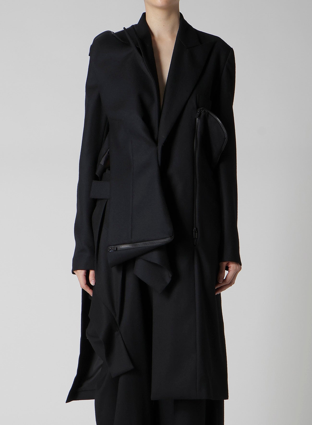 W/SAXONY  ZIP DETAIL JACKET