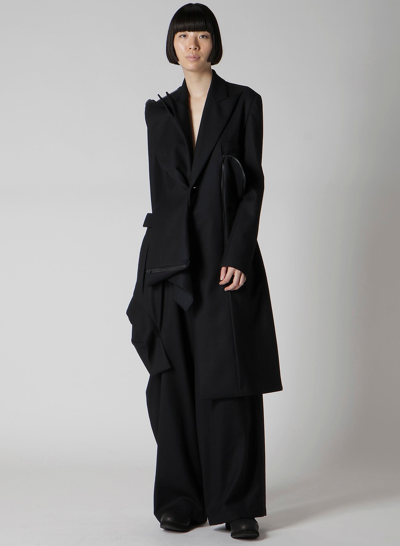W/SAXONY  ZIP DETAIL JACKET