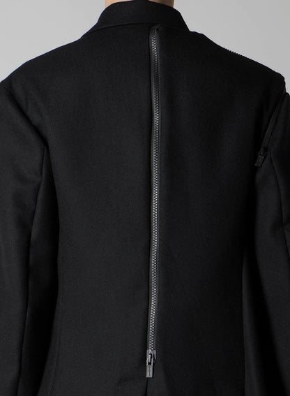 W/SAXONY  ZIP DETAIL JACKET