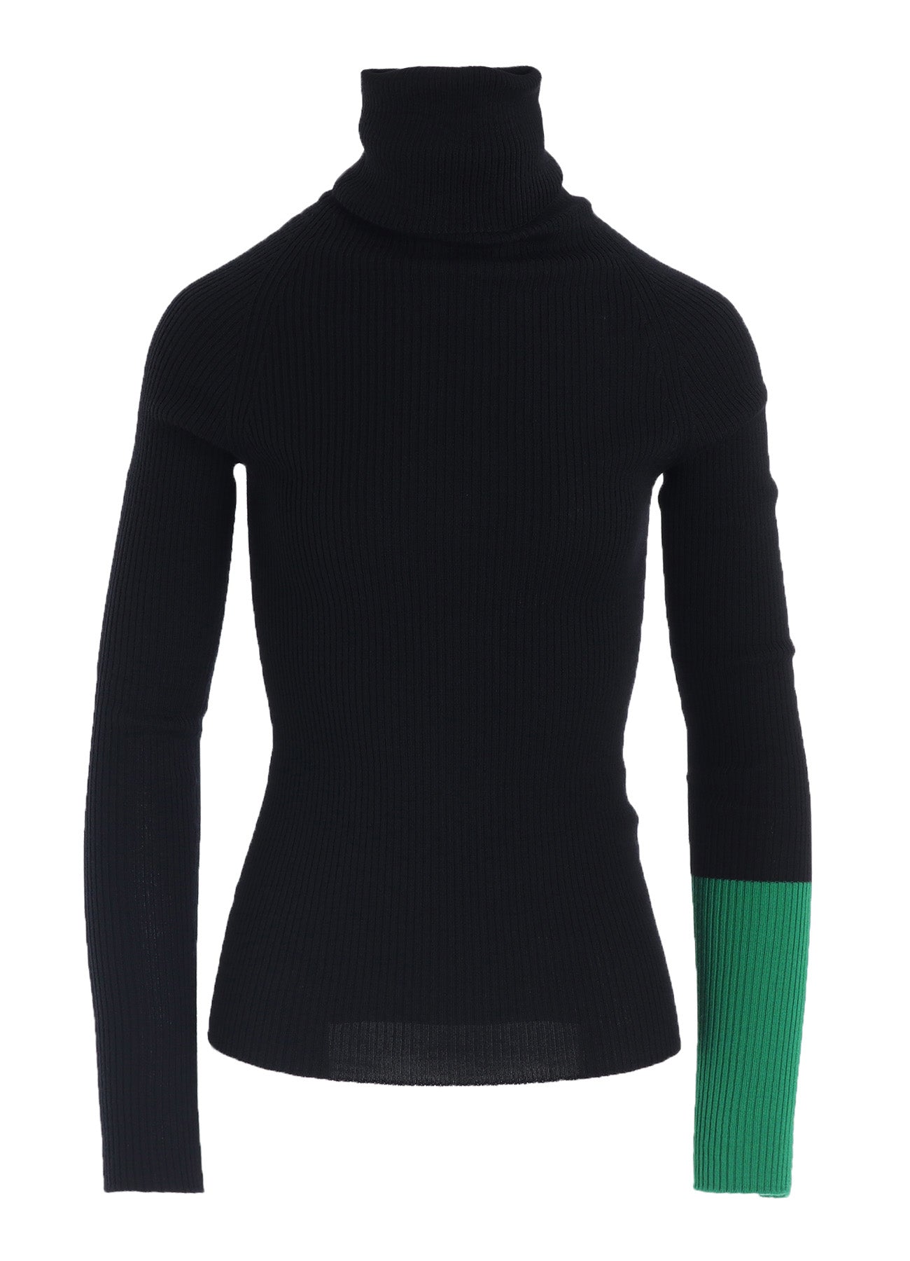 RIB COLOR COMBI HIGH NECK PO