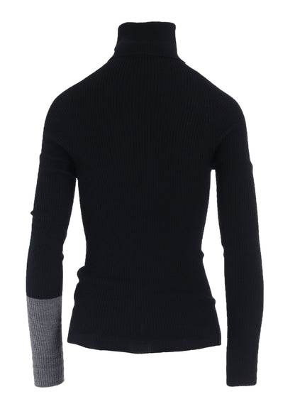 RIB COLOR COMBI HIGH NECK PO