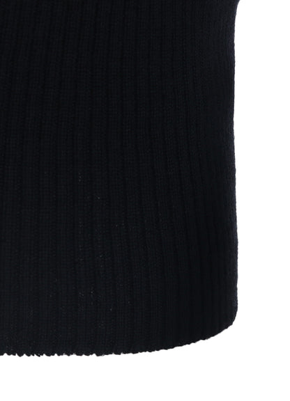 RIB COLOR COMBI HIGH NECK ZIP CD