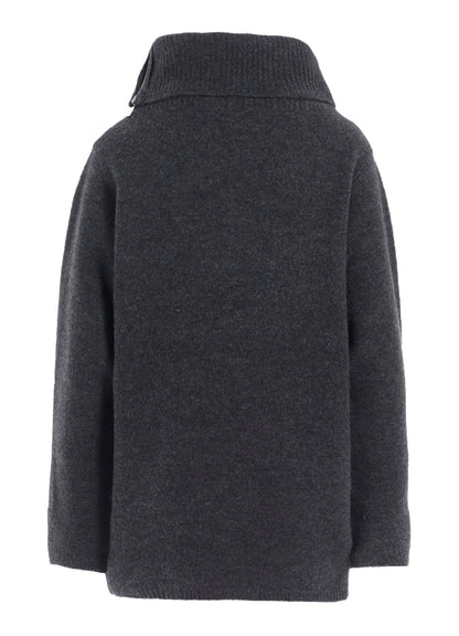 5G3P PLAIN STITCH 1x1 RIB BIG HIGH NECK PO