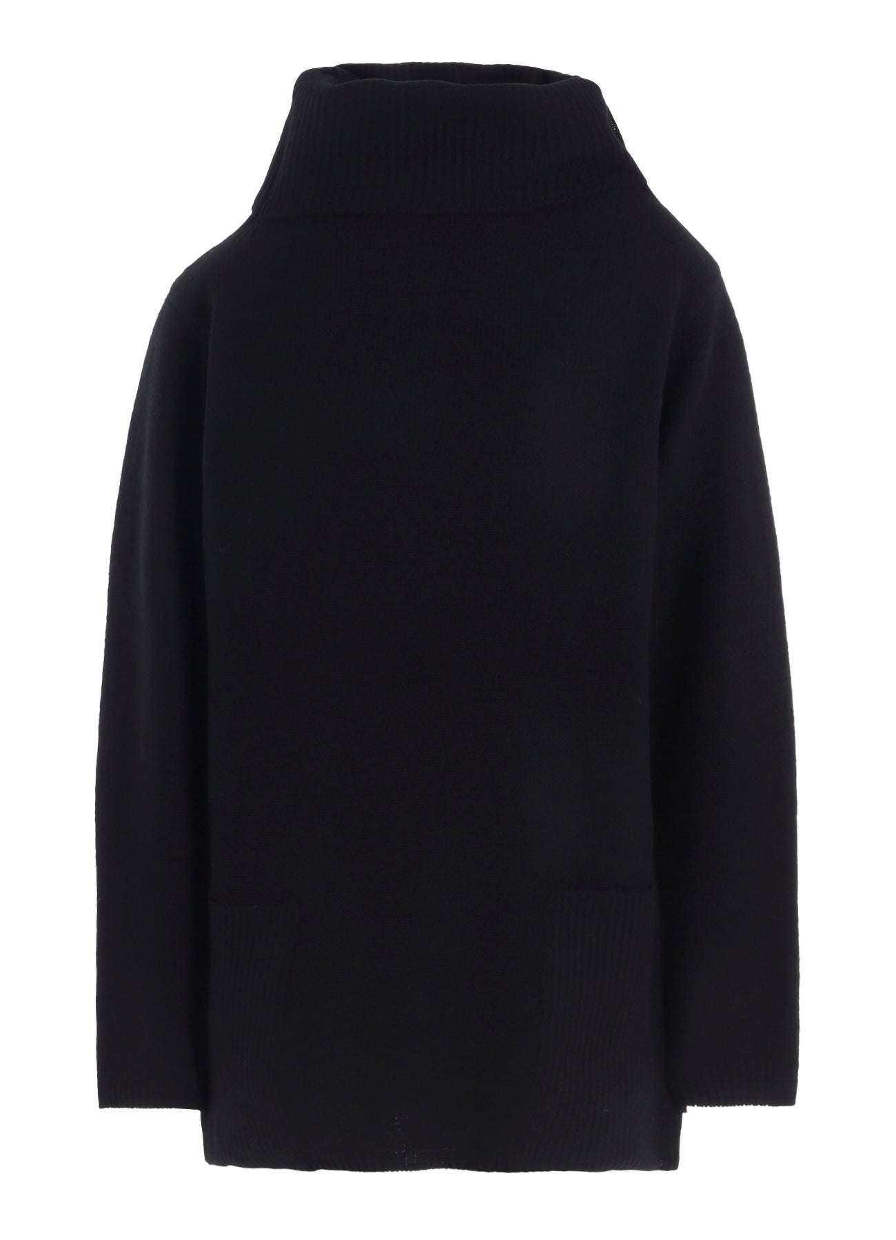 5G3P PLAIN STITCH 1x1 RIB BIG HIGH NECK PO