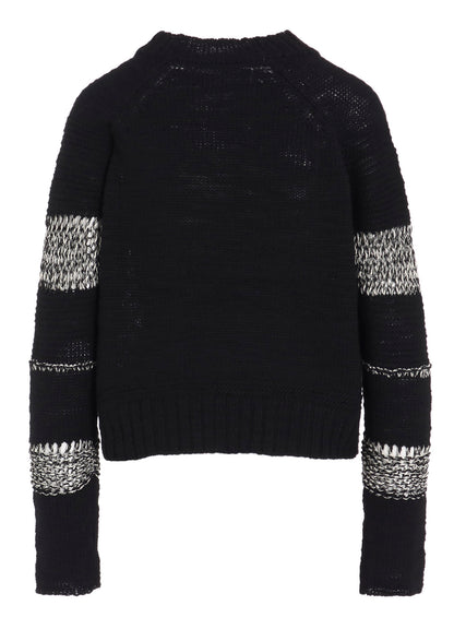 PLAIN STITCH COLOR COMBI ROUND NECK PO