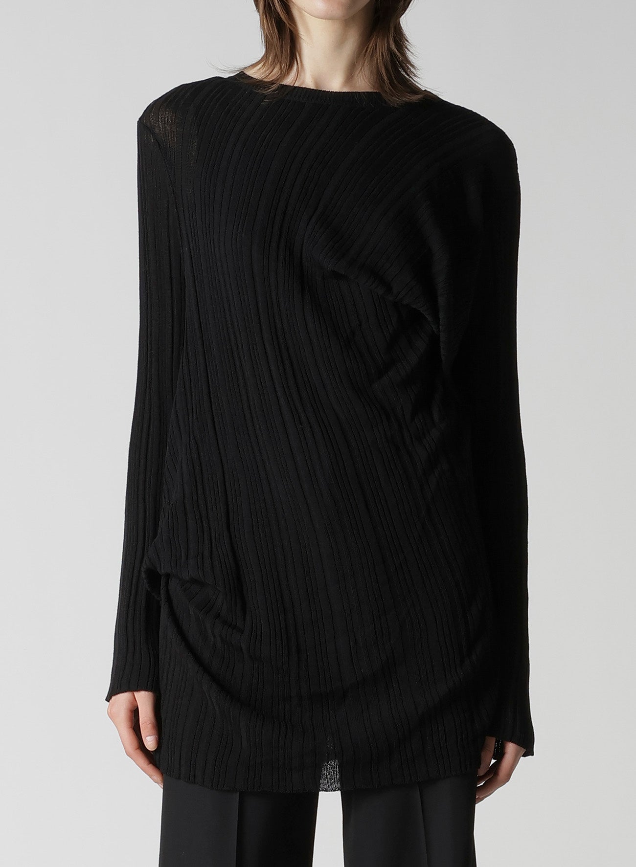 RANDOM RIB TUCK DETAIL PO