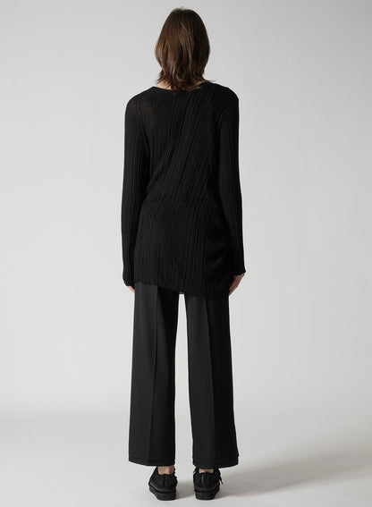 RANDOM RIB TUCK DETAIL PO