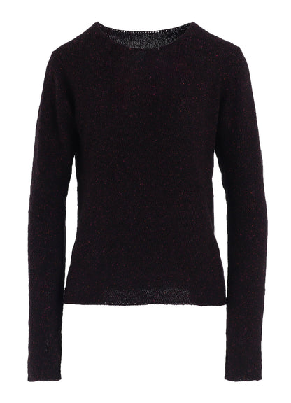 PLAIN STITCH OBLIQUE ROUND NECK PO