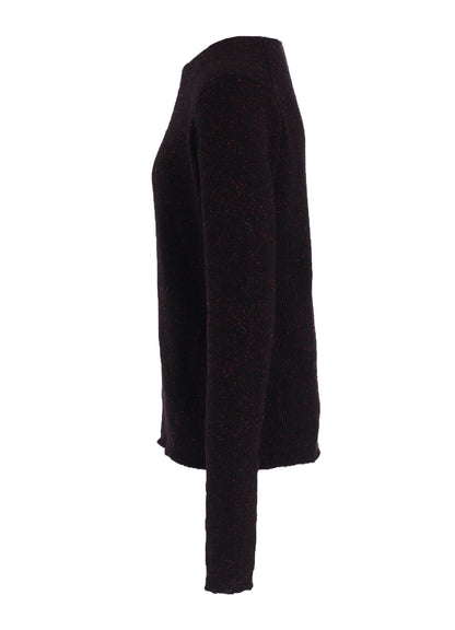 PLAIN STITCH OBLIQUE ROUND NECK PO