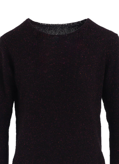 PLAIN STITCH OBLIQUE ROUND NECK PO