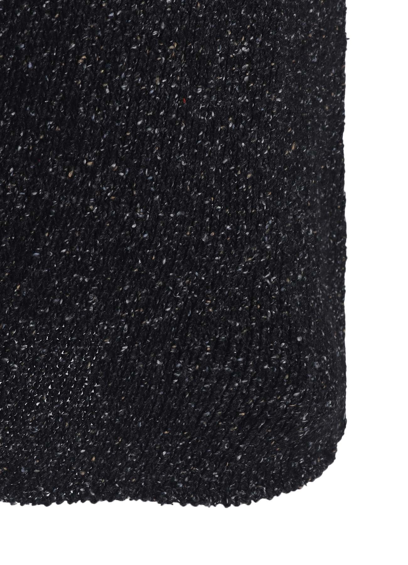PLAIN STITCH OBLIQUE HIGH NECK PO