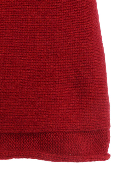 7G PLAIN STITCH LINKS CROPPED HN PO W/ARM WARMERS