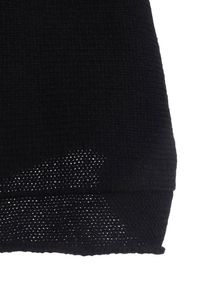 7G PLAIN STITCH LINKS CROPPED HOODIE PO W/ARM WARMERS