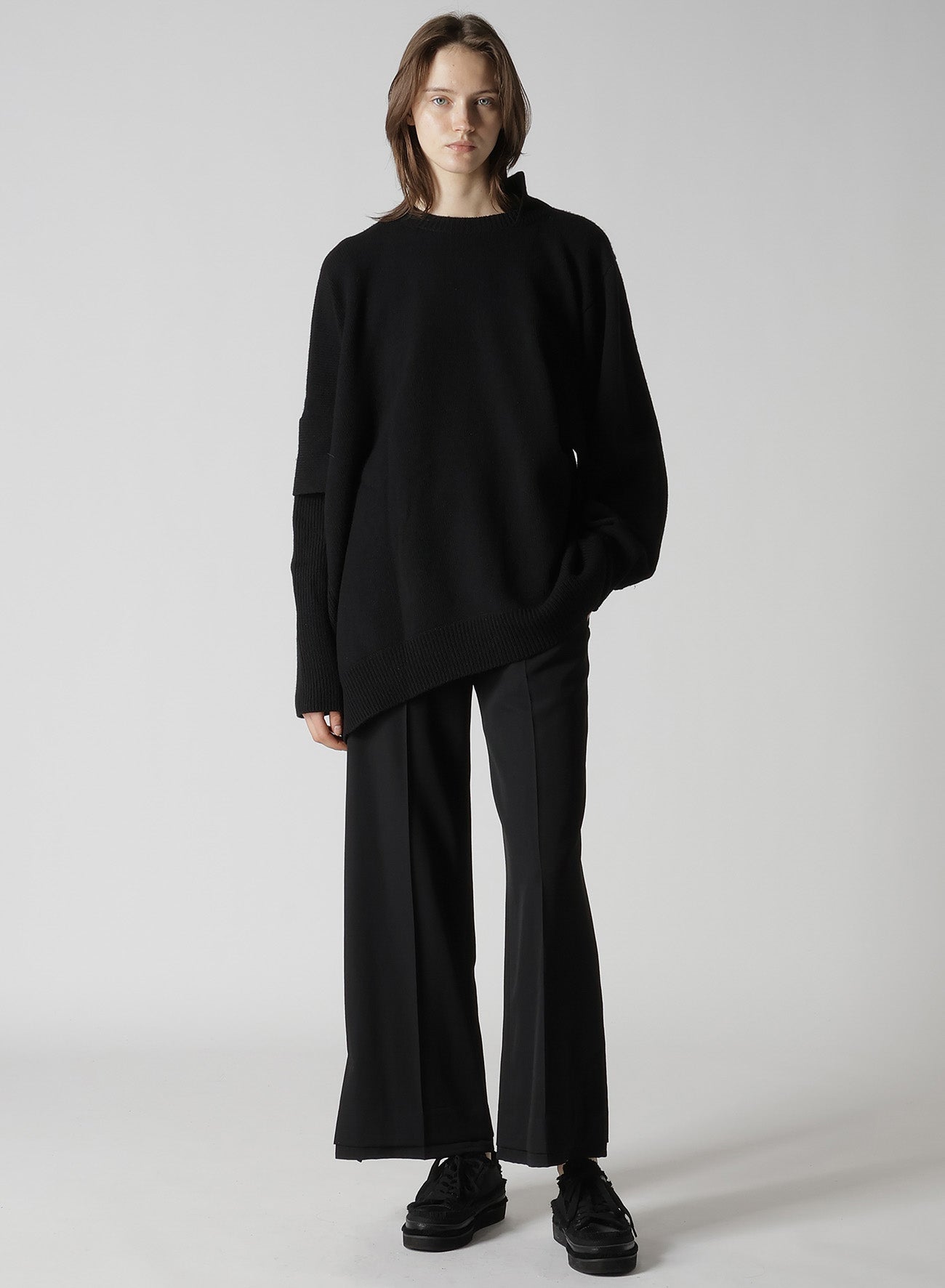 PLAIN STITCH ASYMMETRY PO A