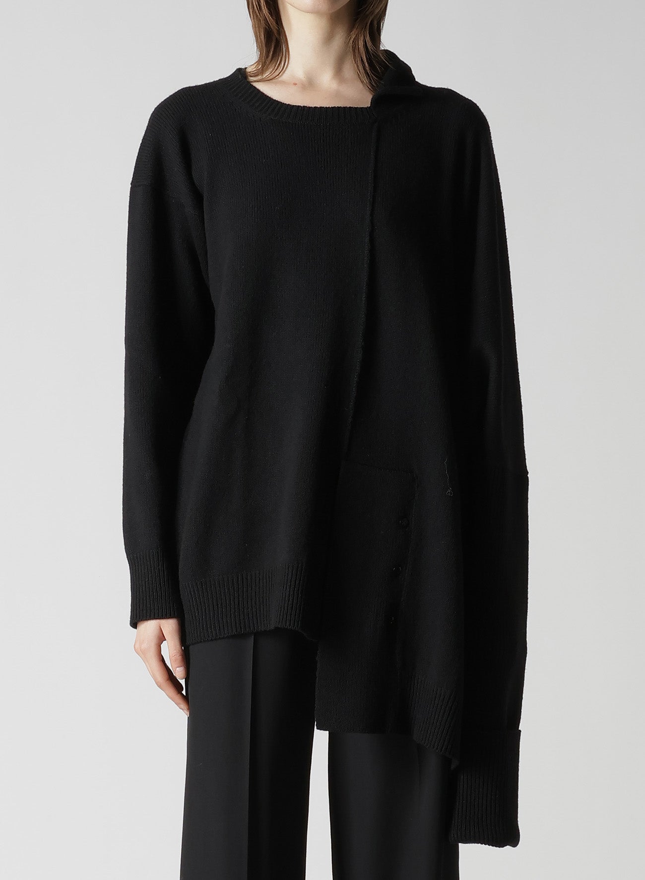 PLAIN STITCH ASYMMETRY PO B