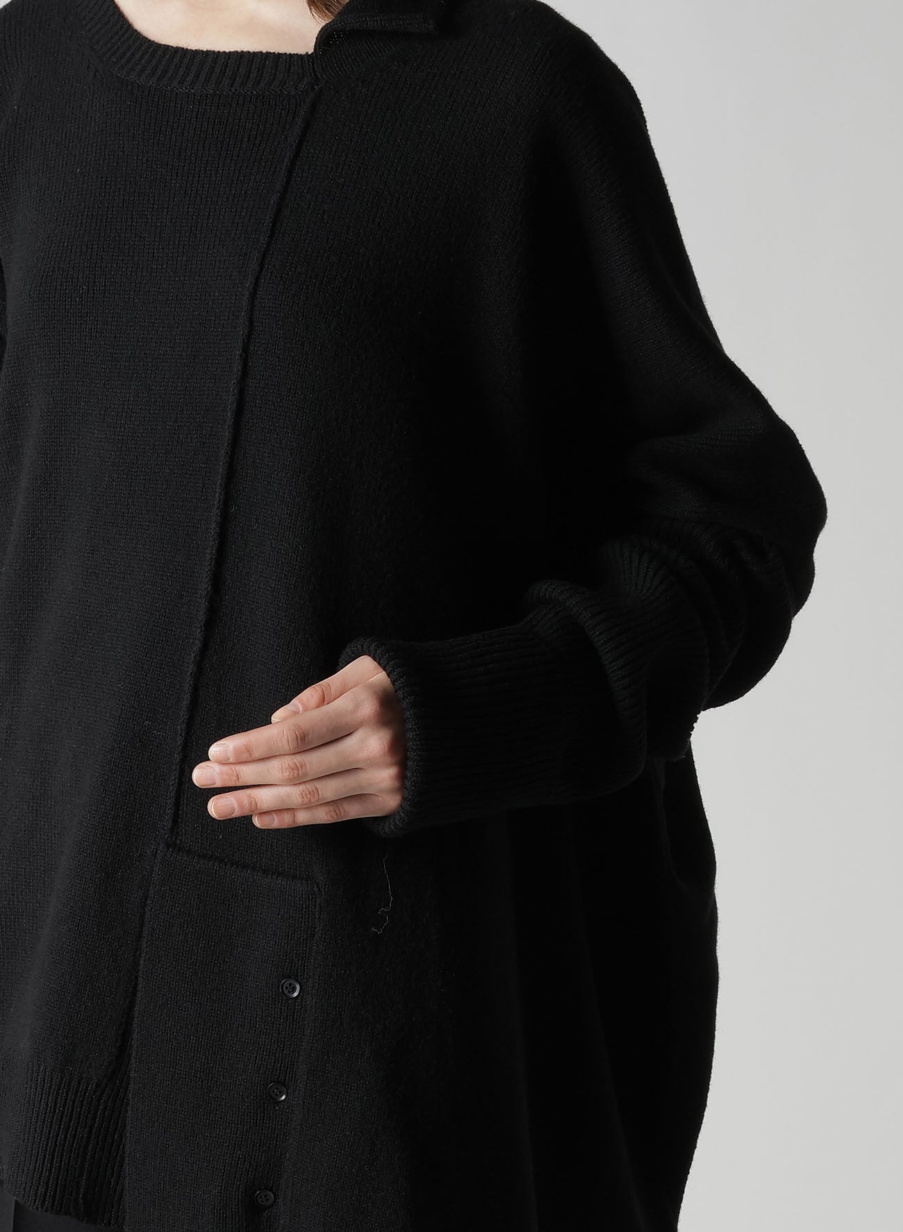 PLAIN STITCH ASYMMETRY PO B