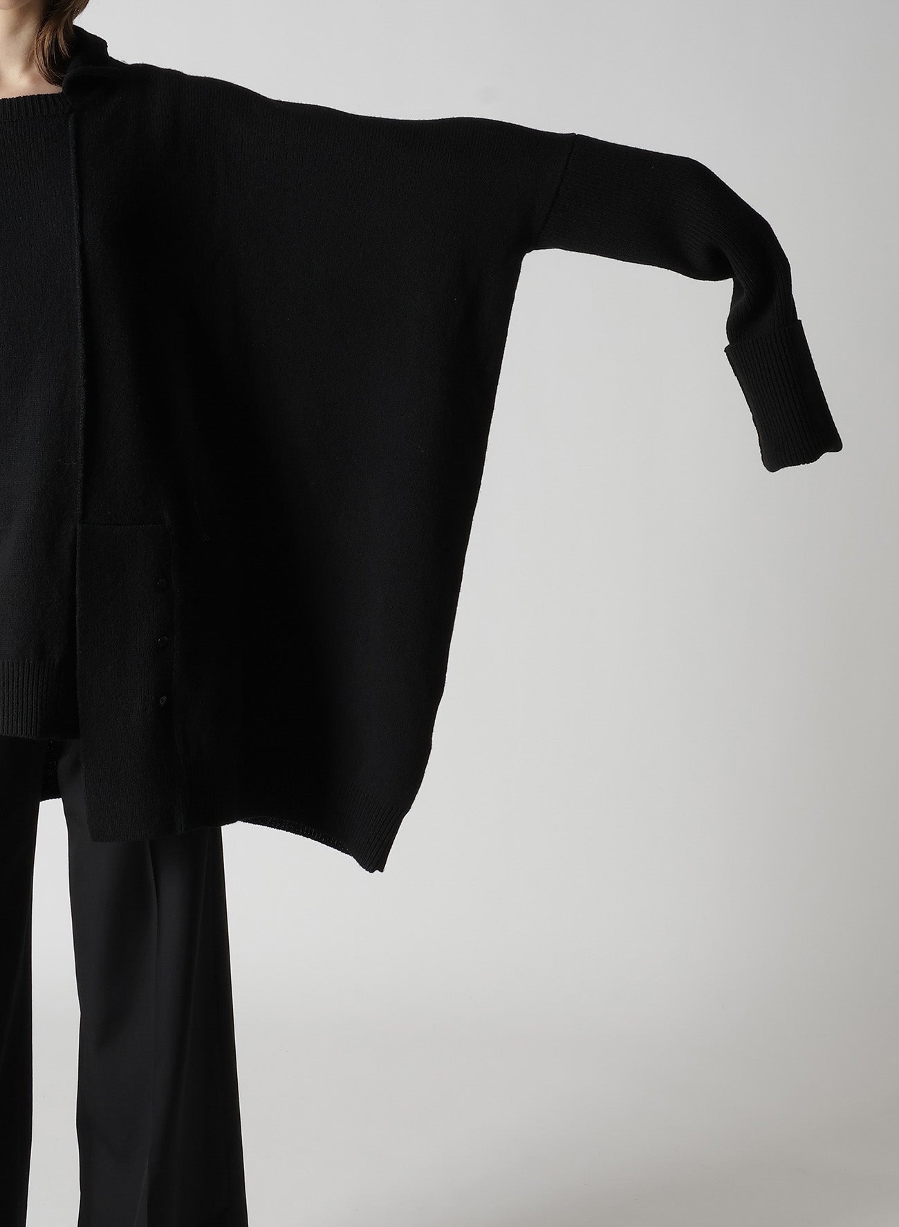 PLAIN STITCH ASYMMETRY PO B
